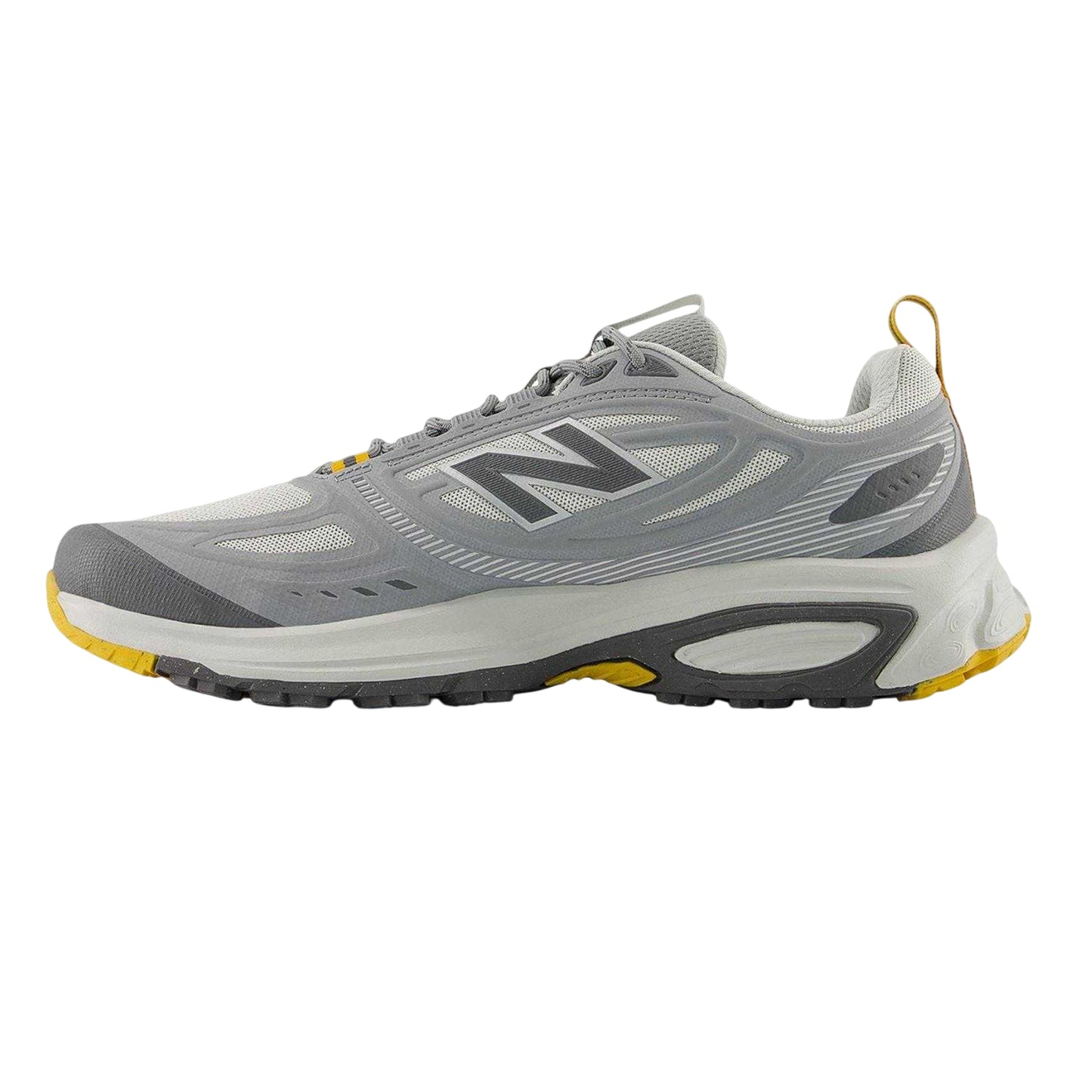 Grey - Back - New Balance Mens 410 Trail Mesh Running Trainers