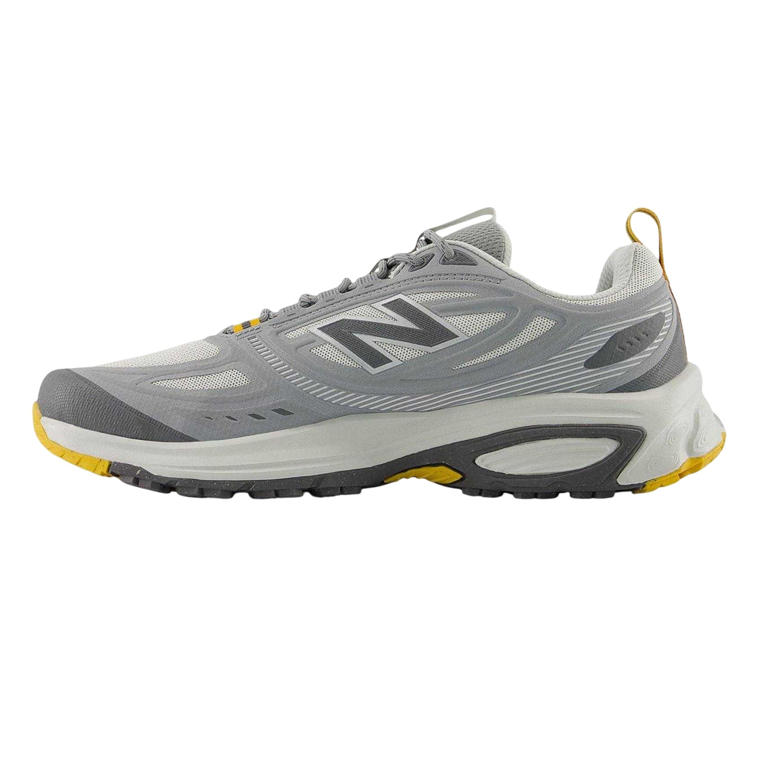 Grey - Back - New Balance Mens 410 Trail Mesh Running Trainers