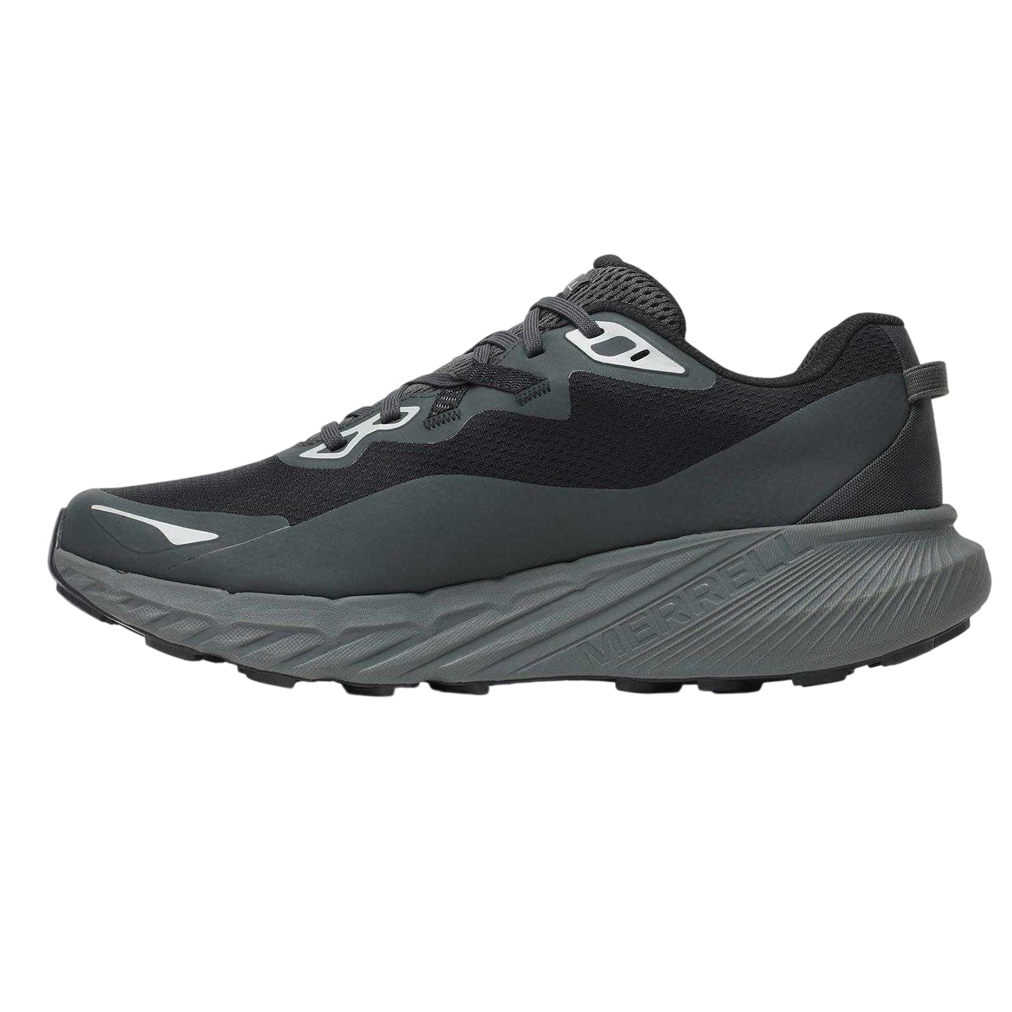 Black - Side - Merrell Mens Waterproof Hiking Shoes