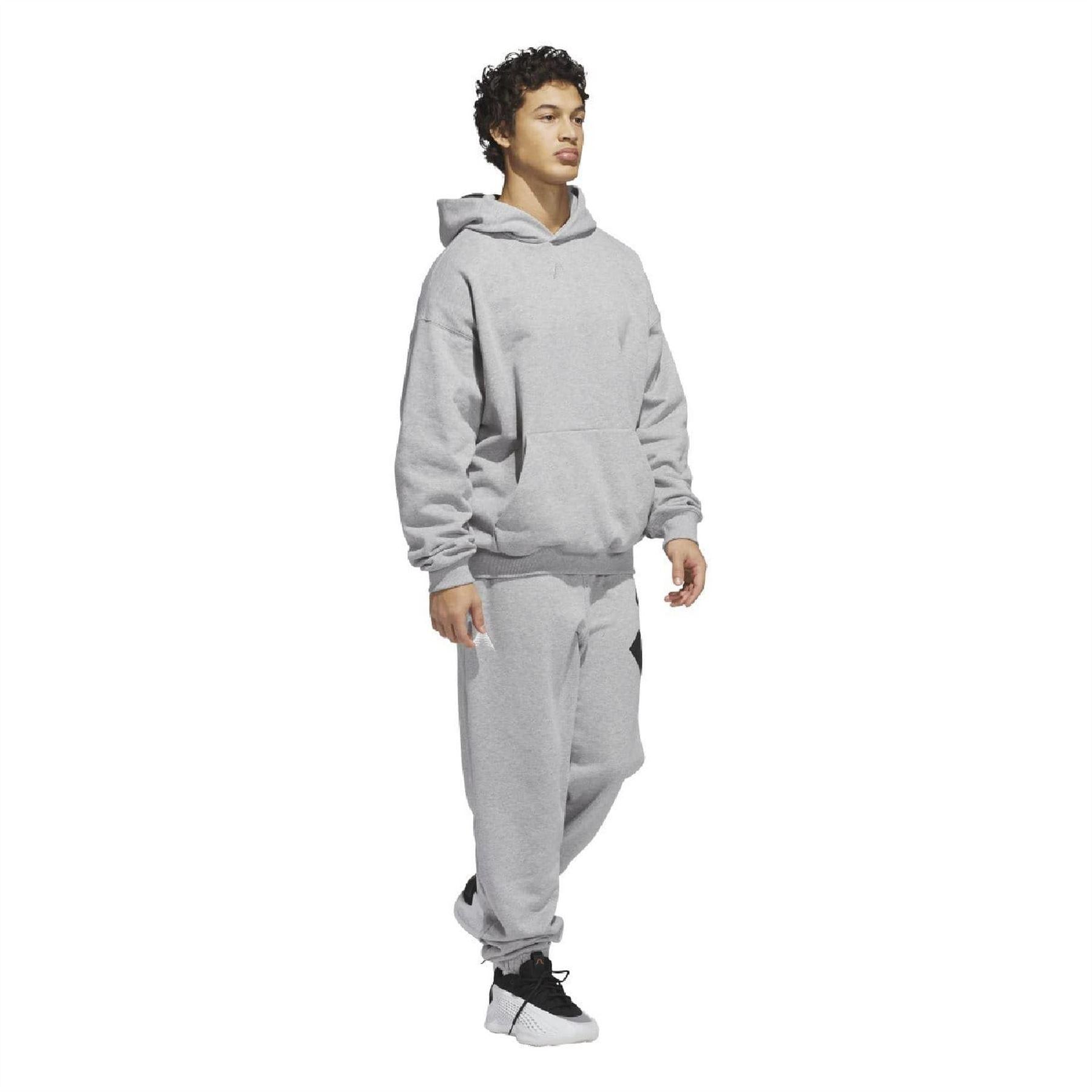 Grey - Pack Shot - Adidas Mens Anthony Edwards Tracksuit Bottoms