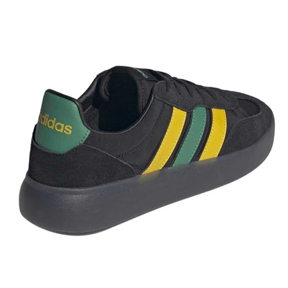 Black-White - Front - Adidas Mens Barreda Decode Suede Trainers