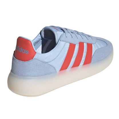 Sky-Red - Back - Adidas Mens Barreda Decode Suede Trainers