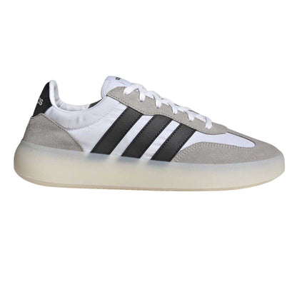 White-Black-Dark Grey - Front - Adidas Mens Barreda Decode Suede Trainers