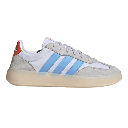 White-Blue-Orange - Front - Adidas Mens Barreda Decode Suede Trainers