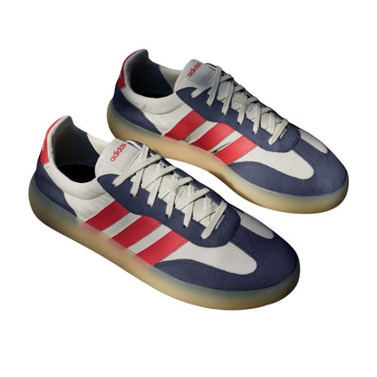 White-Red-Blue - Back - Adidas Mens Barreda Decode Suede Trainers