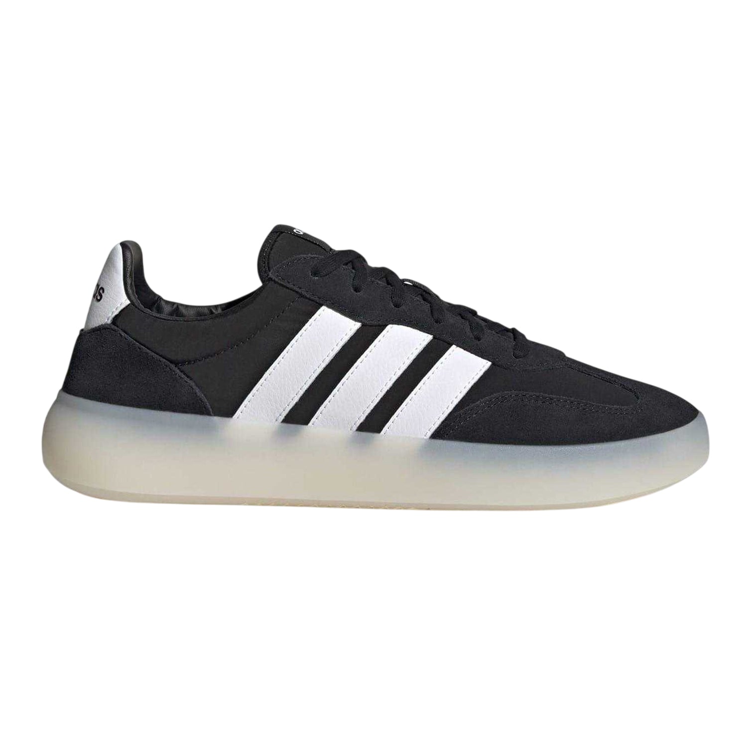 Black-White - Back - Adidas Mens Barreda Decode Suede Trainers