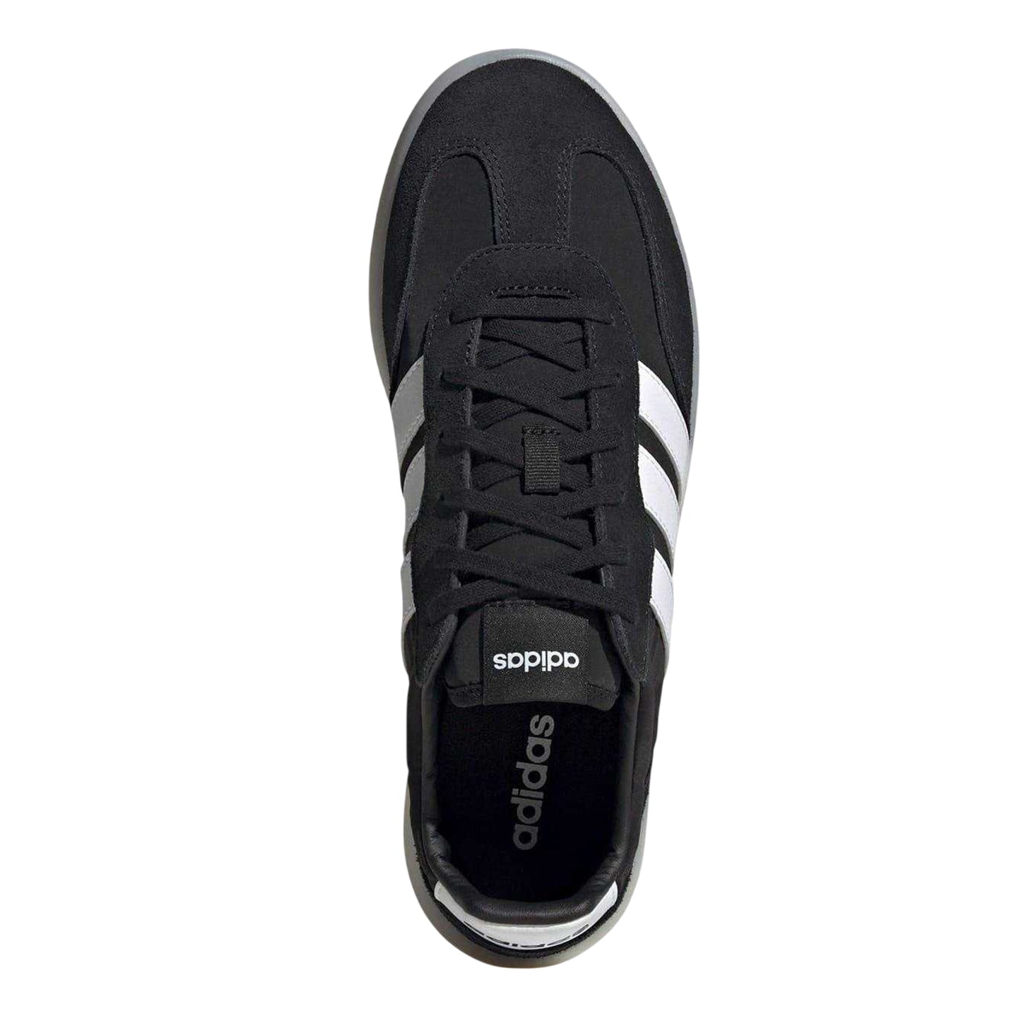 Black-White - Pack Shot - Adidas Mens Barreda Decode Suede Trainers