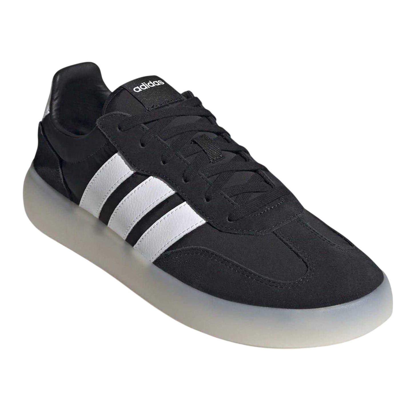 Black-White - Close up - Adidas Mens Barreda Decode Suede Trainers