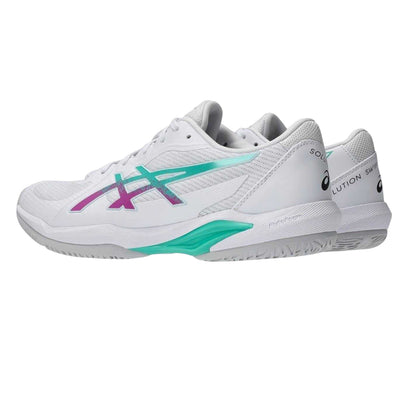 White - Back - Asics Mens Solution Swift FF 2 Tennis Shoes