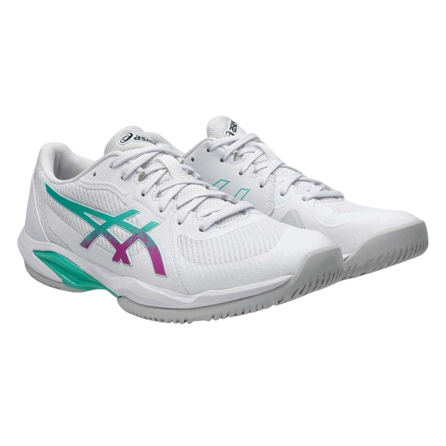 White - Pack Shot - Asics Mens Solution Swift FF 2 Tennis Shoes