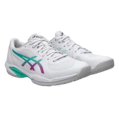White - Pack Shot - Asics Mens Solution Swift FF 2 Tennis Shoes