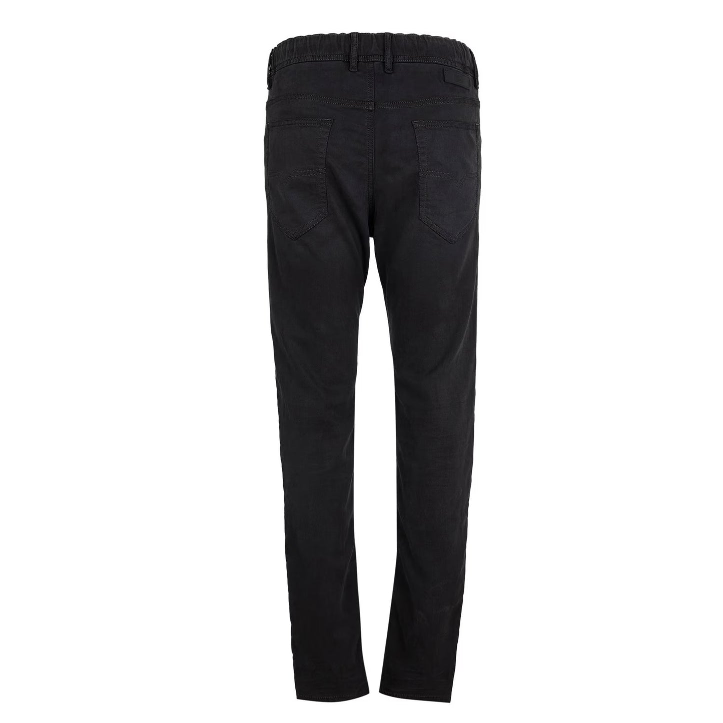 Black - Back - Diesel Mens Sweat Straight Jeans