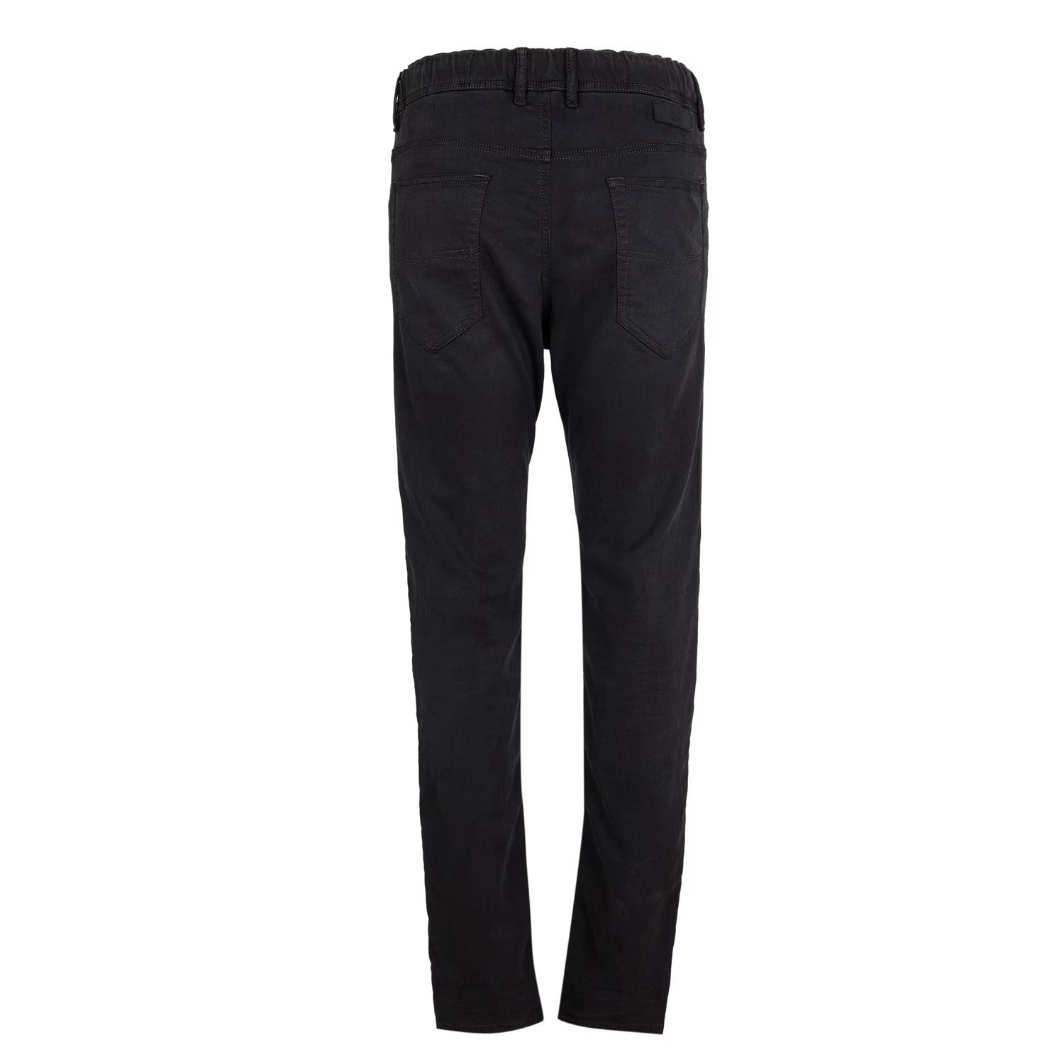 Black - Back - Diesel Mens Sweat Straight Jeans