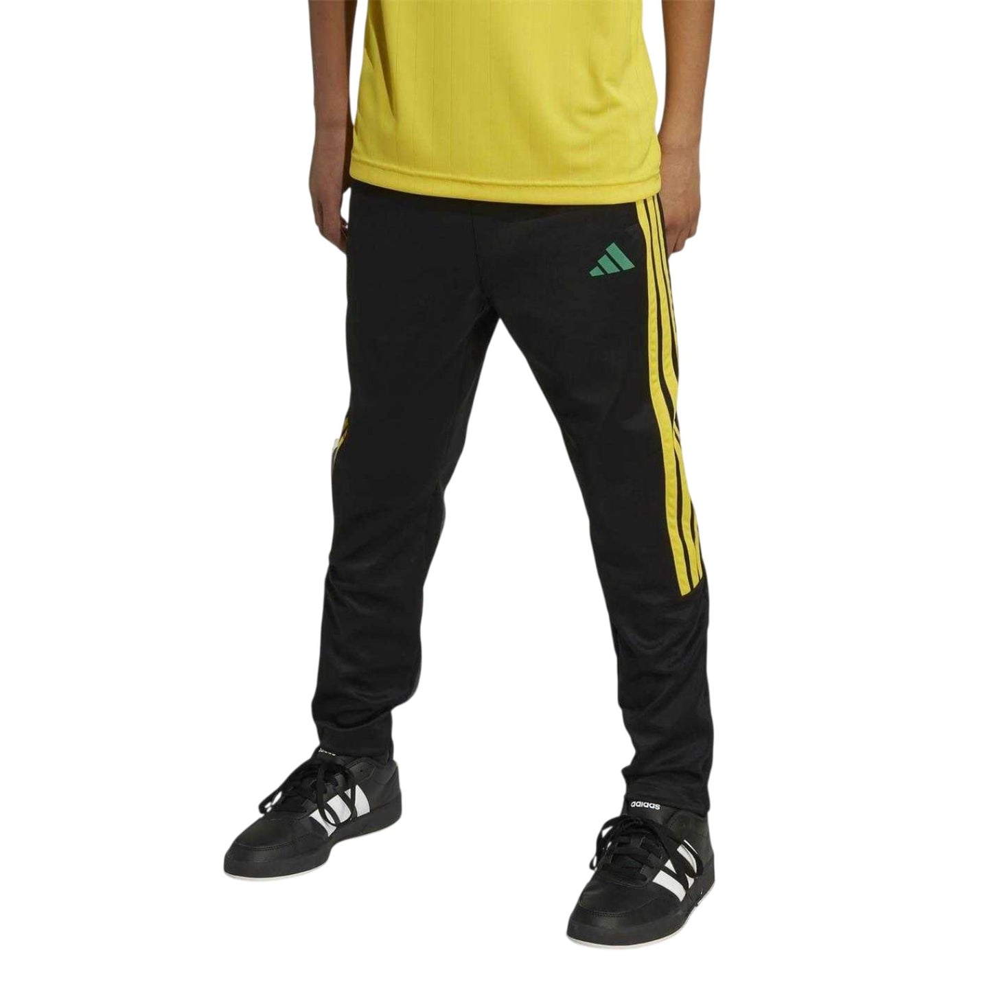 Black - Side - Adidas Childrens-Kids House Of Tiro Tracksuit Bottoms