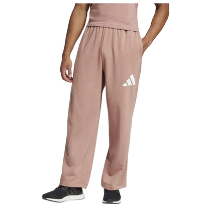 White - Lifestyle - Adidas Mens Essential Wide Leg Joggers