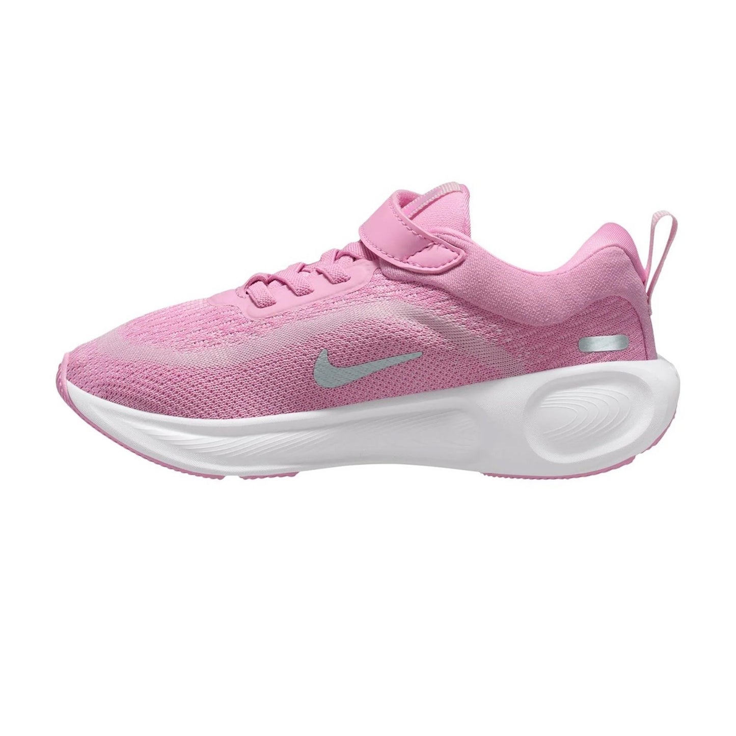 Pink-White - Back - Nike Childrens-Kids Stellar Ride Runners Cushioned Trainers