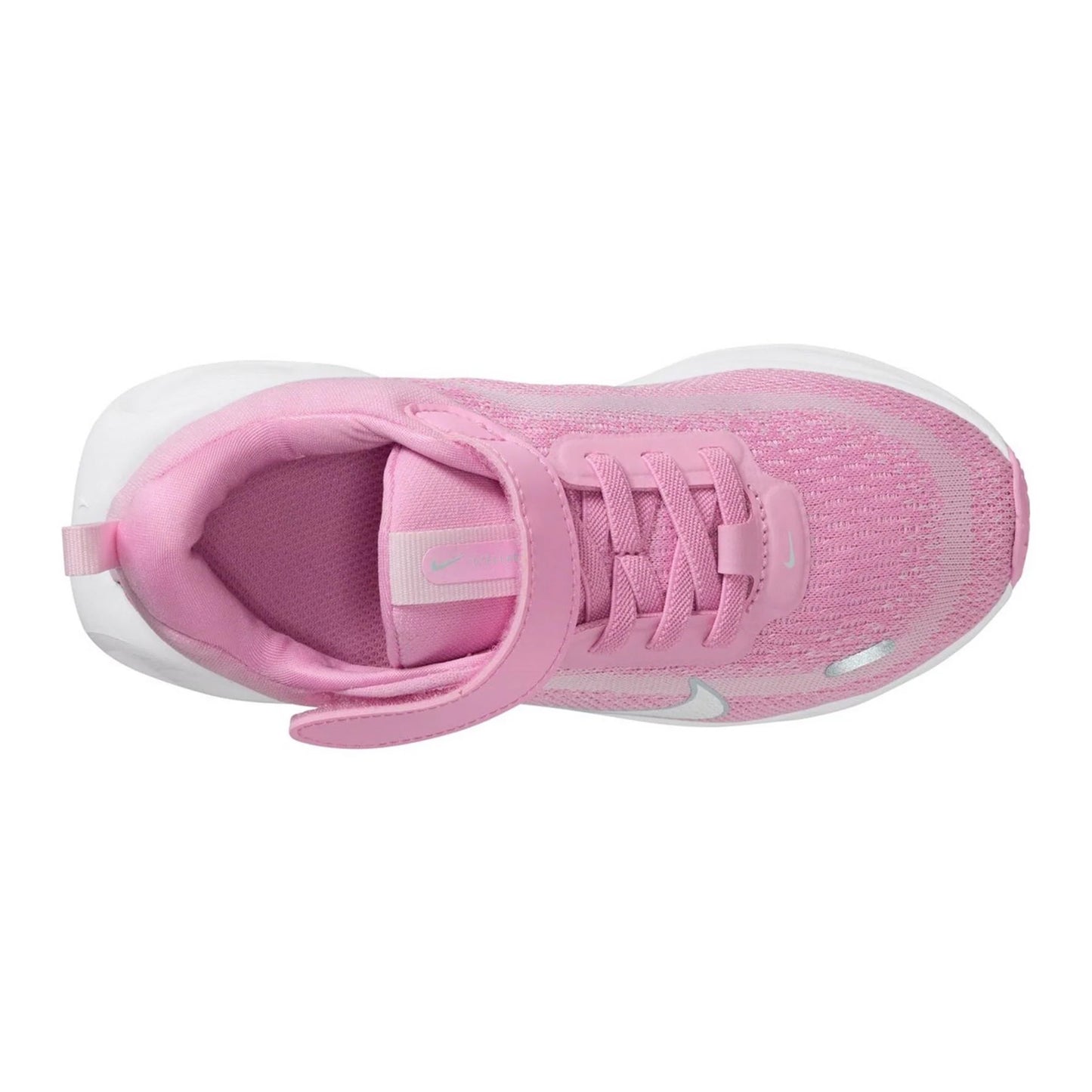 Pink-White - Side - Nike Childrens-Kids Stellar Ride Runners Cushioned Trainers