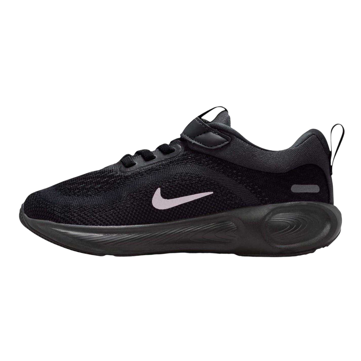 Black-Pink - Side - Nike Childrens-Kids Stellar Ride Runners Cushioned Trainers