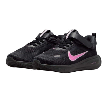 Black-Pink - Pack Shot - Nike Childrens-Kids Stellar Ride Runners Cushioned Trainers
