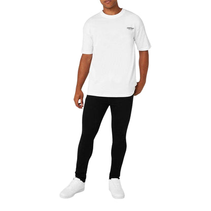 Black - Lifestyle - Firetrap Mens Logo Super Skinny Jeans