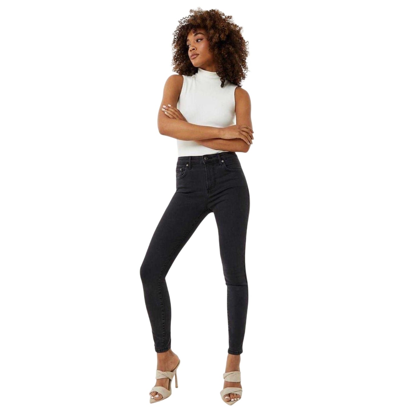 Washed Black - Lifestyle - Jack Wills Womens-Ladies Aimie Skinny Jeans