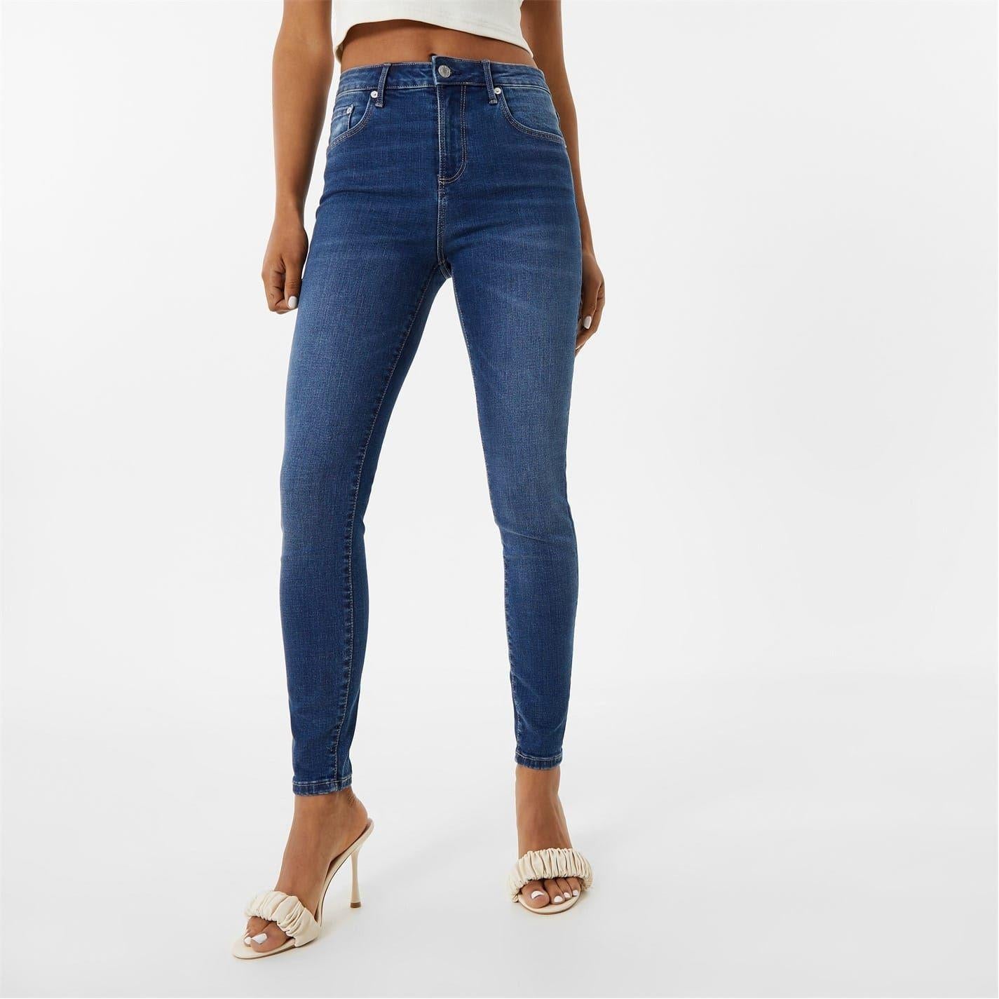 Mid Indigo - Lifestyle - Jack Wills Womens-Ladies Aimie Skinny Jeans