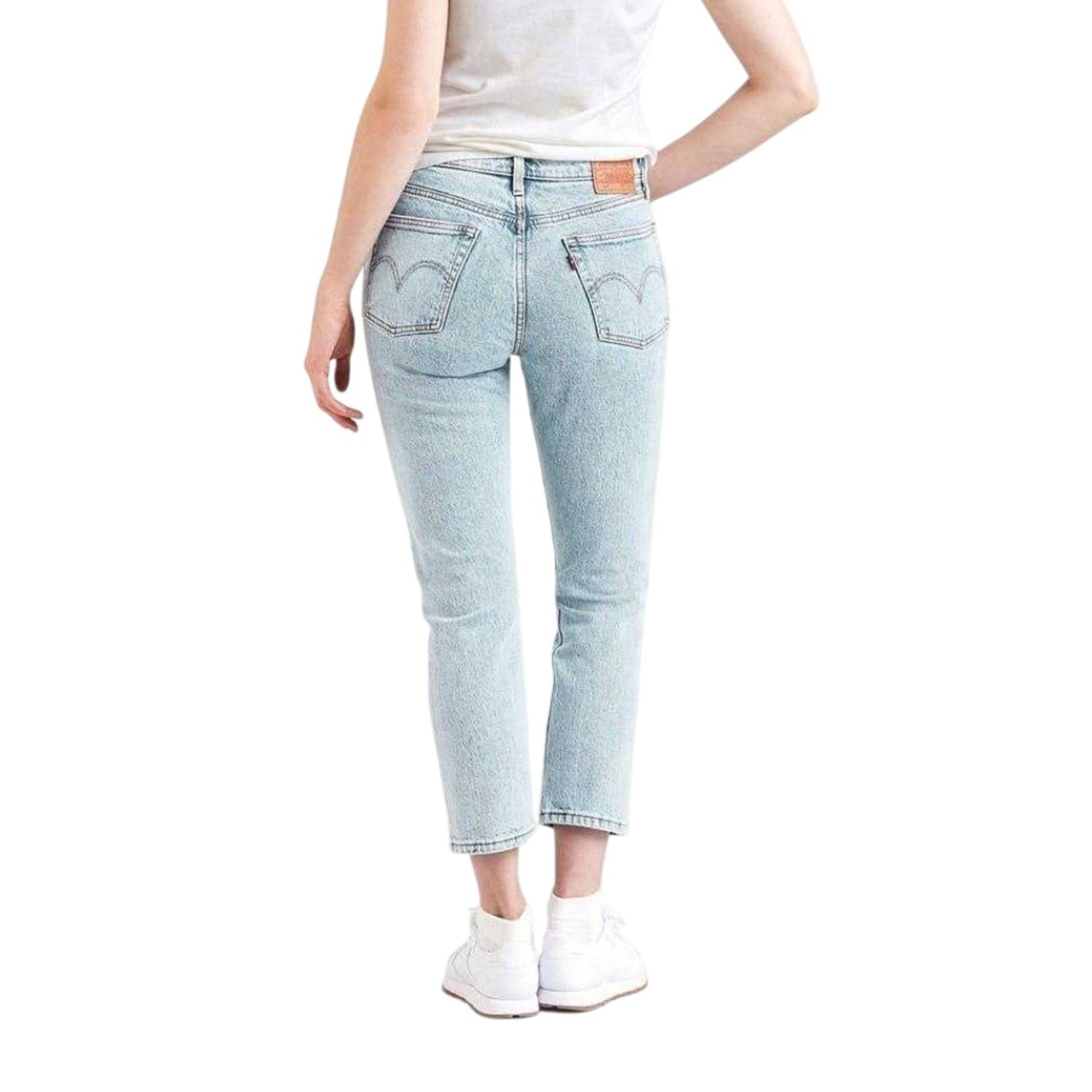 Wow Me Over - Back - Levis Womens-Ladies 501 Denim Cropped Jeans