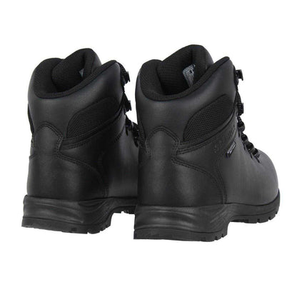 Black - Back - Karrimor Childrens-Kids Skiddaw Leather Walking Boots
