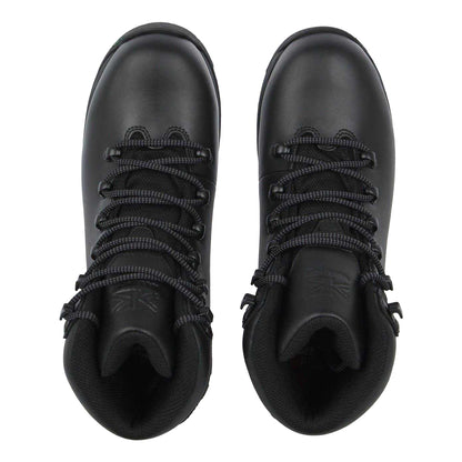 Black - Lifestyle - Karrimor Childrens-Kids Skiddaw Leather Walking Boots