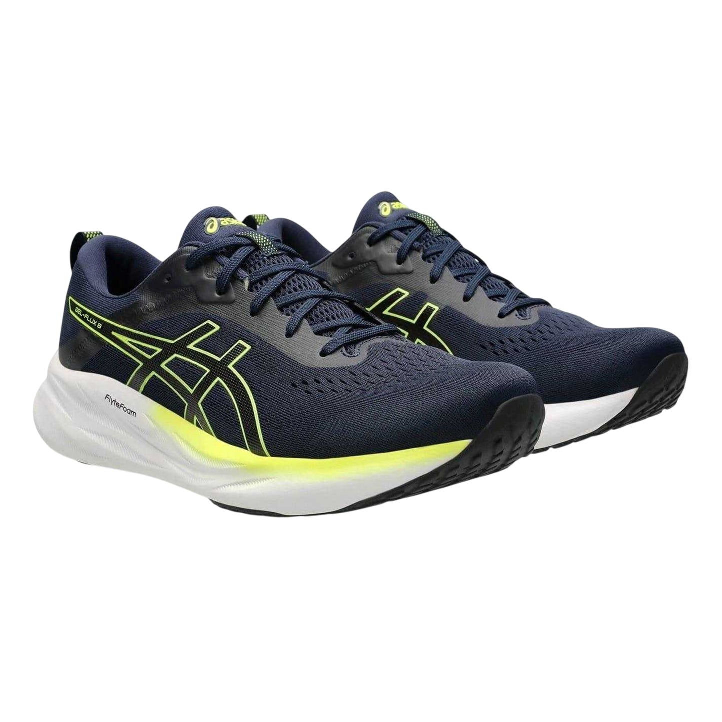 Midnight - Pack Shot - Asics Mens Gel Flux 8 Trainers