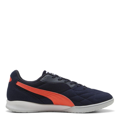 Navy-Glow - Lifestyle - Puma Mens Logo Low Cut Trainers