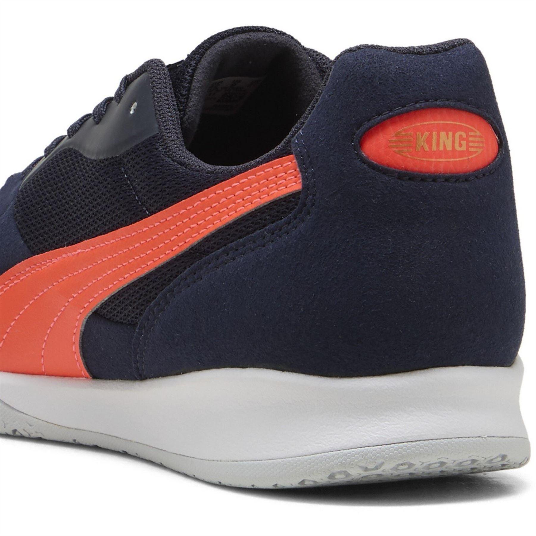 Navy-Glow - Pack Shot - Puma Mens Logo Low Cut Trainers