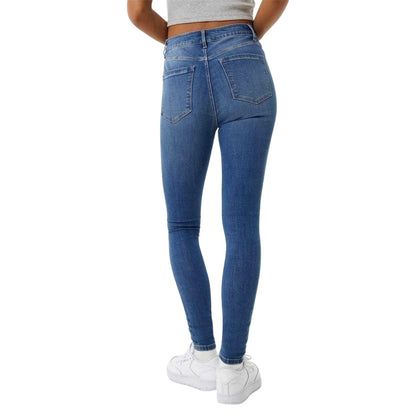 Mid Wash - Back - Jack Wills Womens-Ladies Toni Denim Skinny Jeans