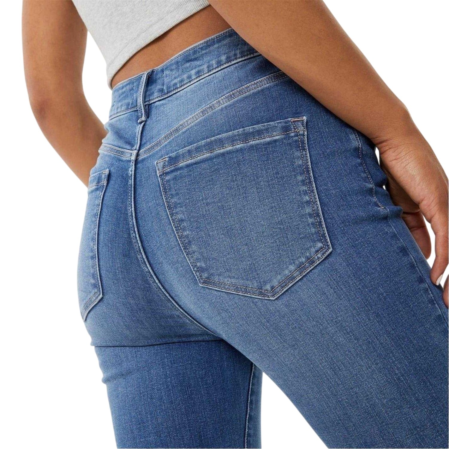Mid Wash - Side - Jack Wills Womens-Ladies Toni Denim Skinny Jeans