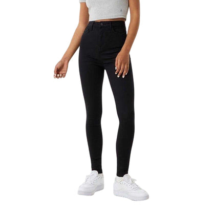 Solid Black - Front - Jack Wills Womens-Ladies Toni Denim Skinny Jeans