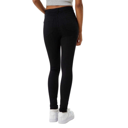 Solid Black - Back - Jack Wills Womens-Ladies Toni Denim Skinny Jeans