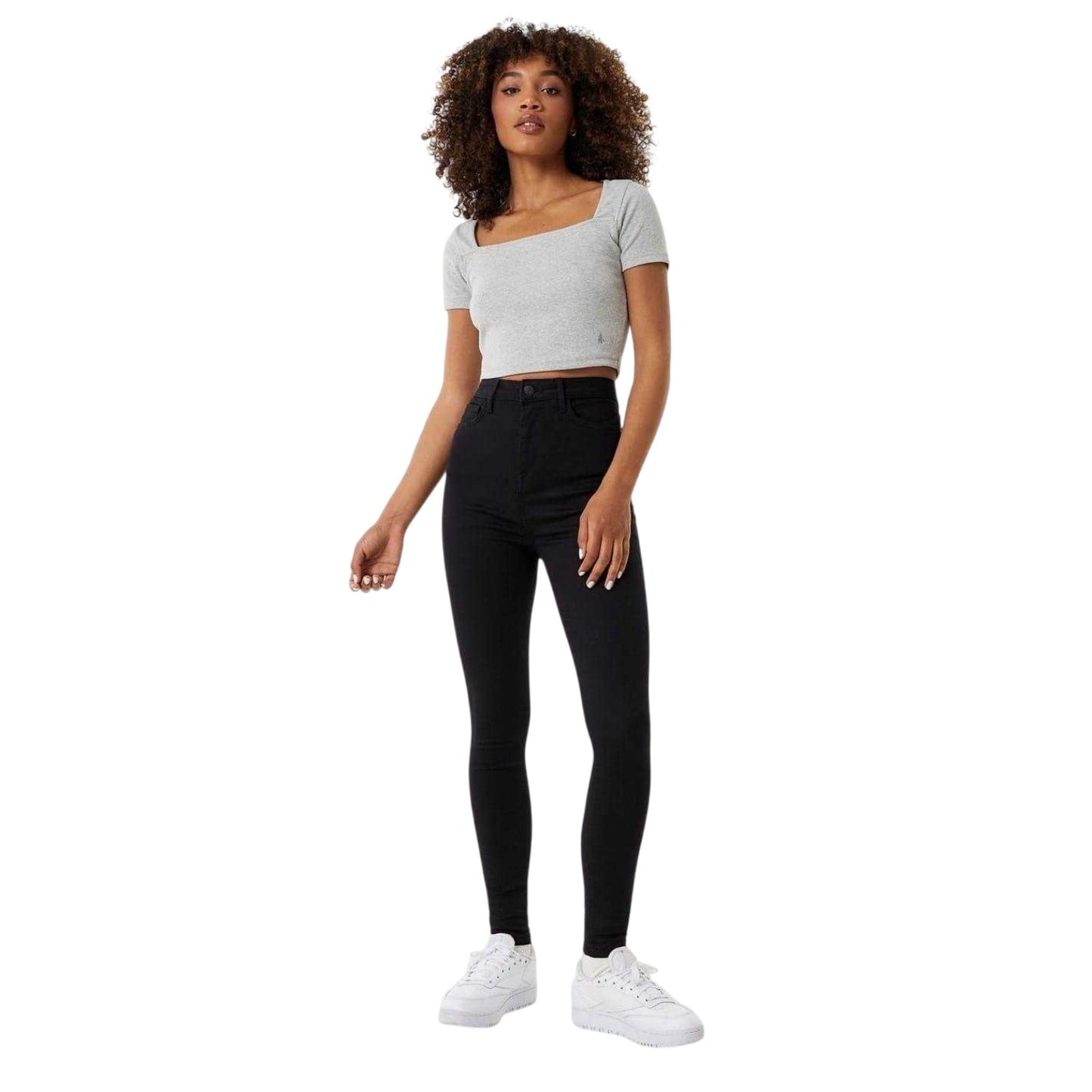 Solid Black - Lifestyle - Jack Wills Womens-Ladies Toni Denim Skinny Jeans