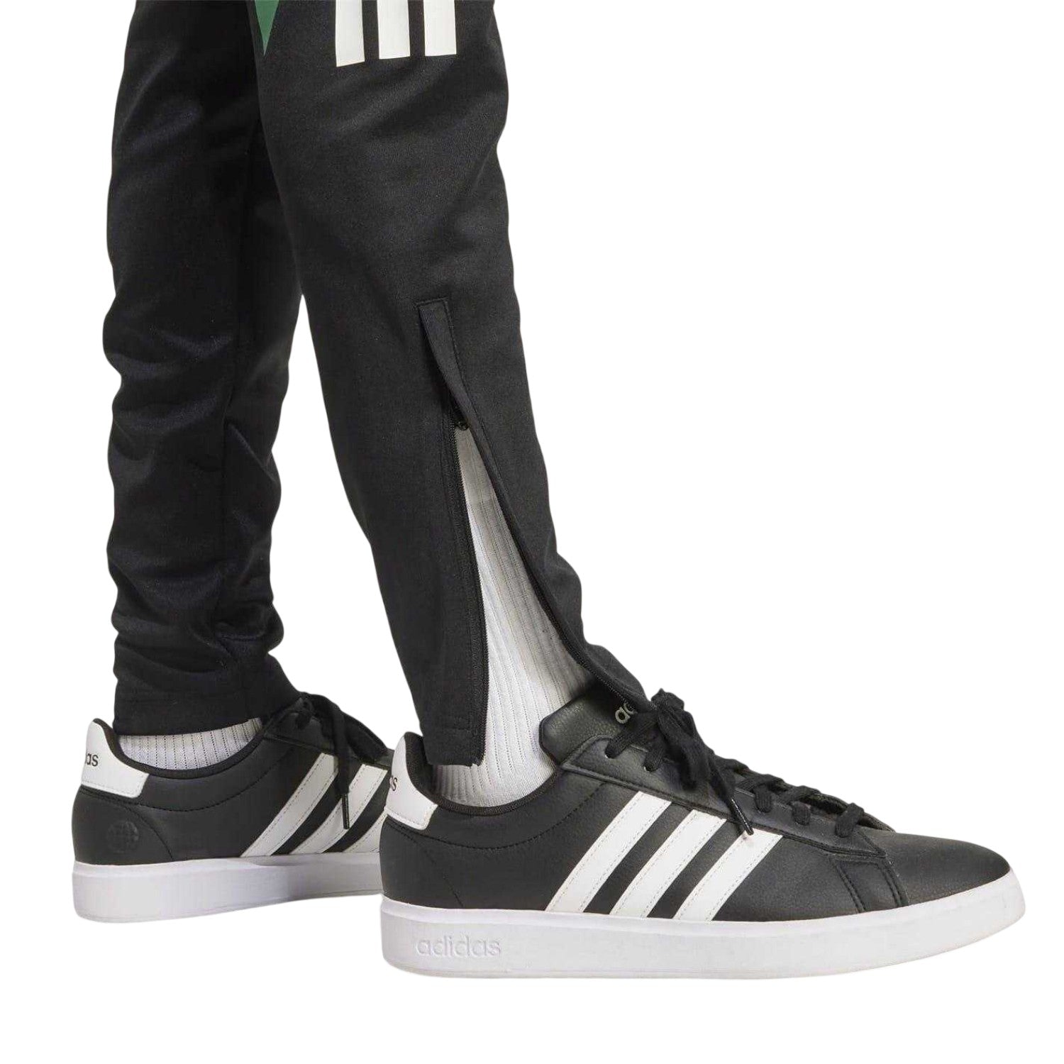 Black-Gold - Side - Adidas Mens House Of Tiro Nations Jogging Bottoms