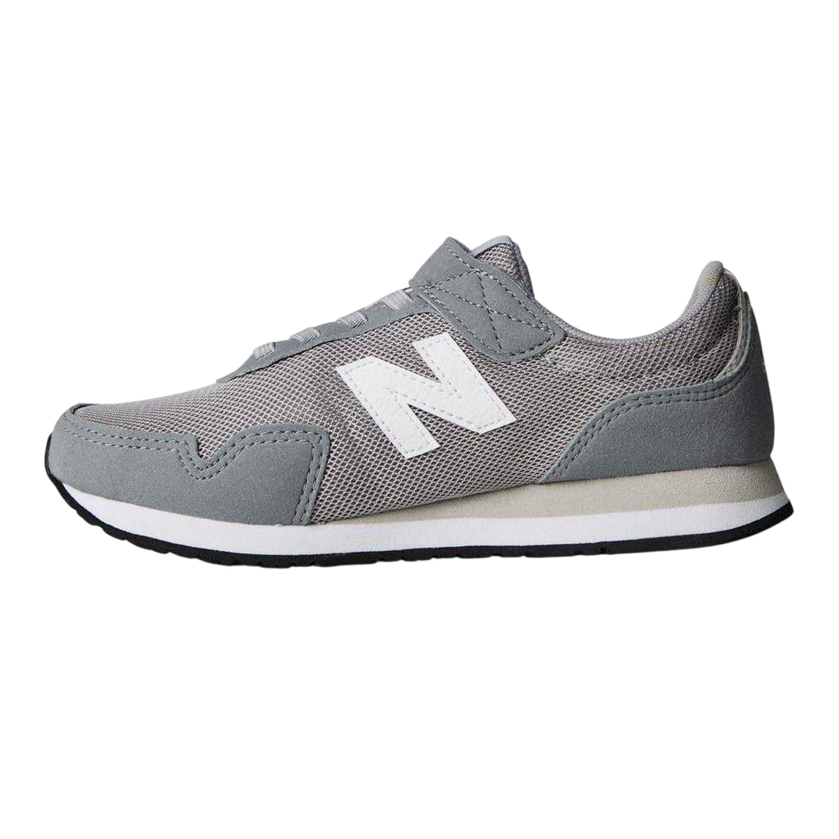 Grey - Side - New Balance Childrens-Kids 323 Leather Trainers