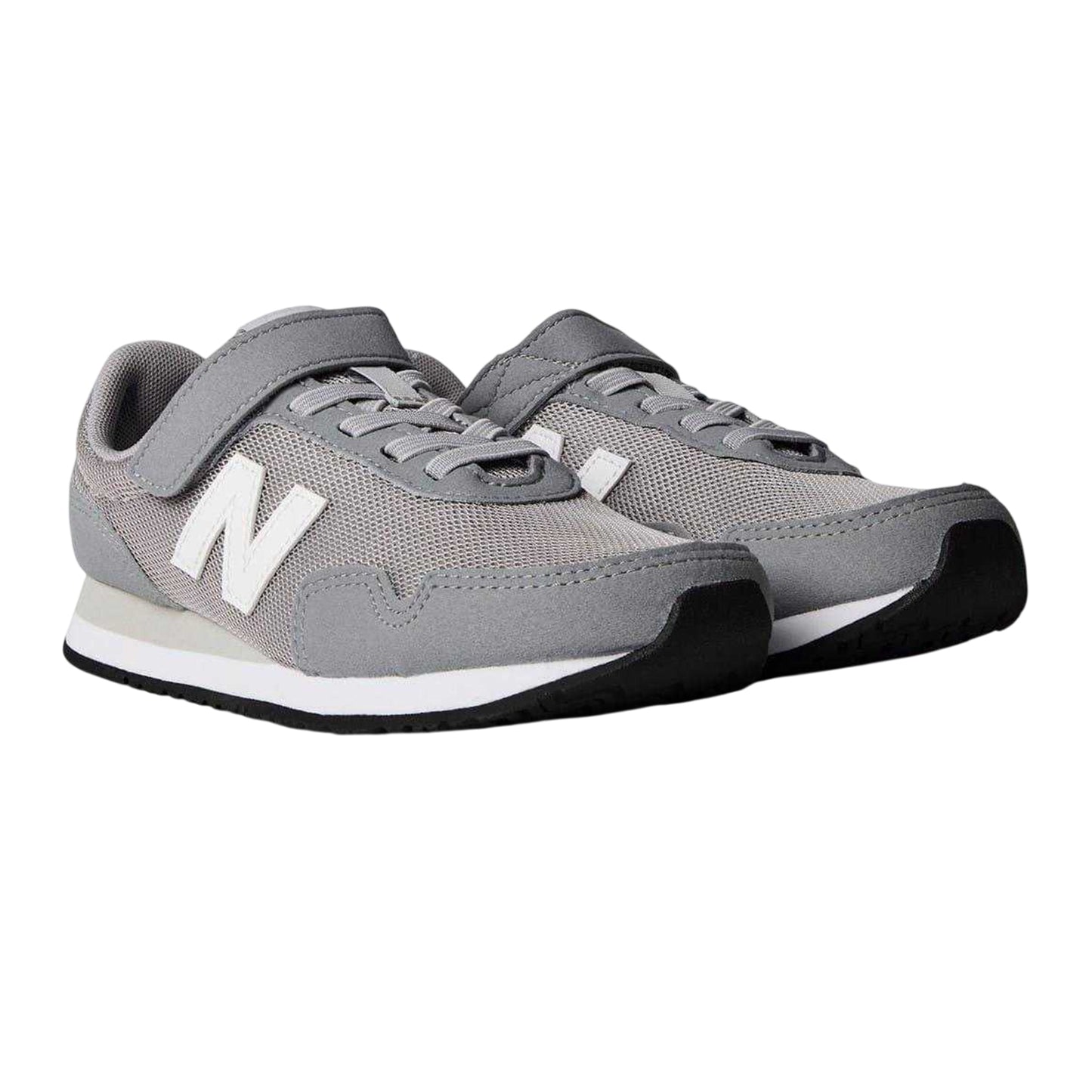 Grey - Lifestyle - New Balance Childrens-Kids 323 Leather Trainers