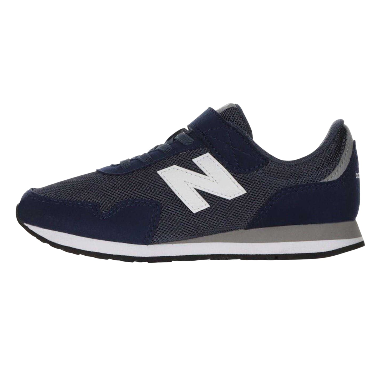 Navy - Back - New Balance Childrens-Kids 323 Leather Trainers