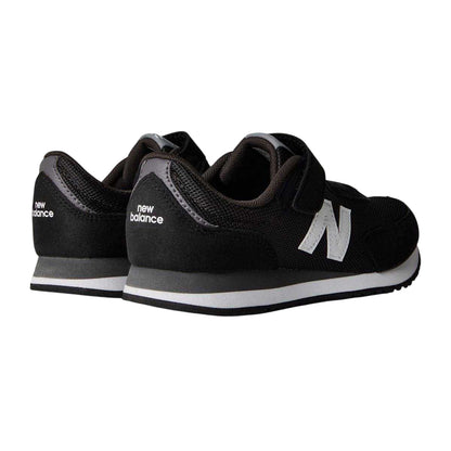 Black-White - Back - New Balance Childrens-Kids 323 Leather Trainers