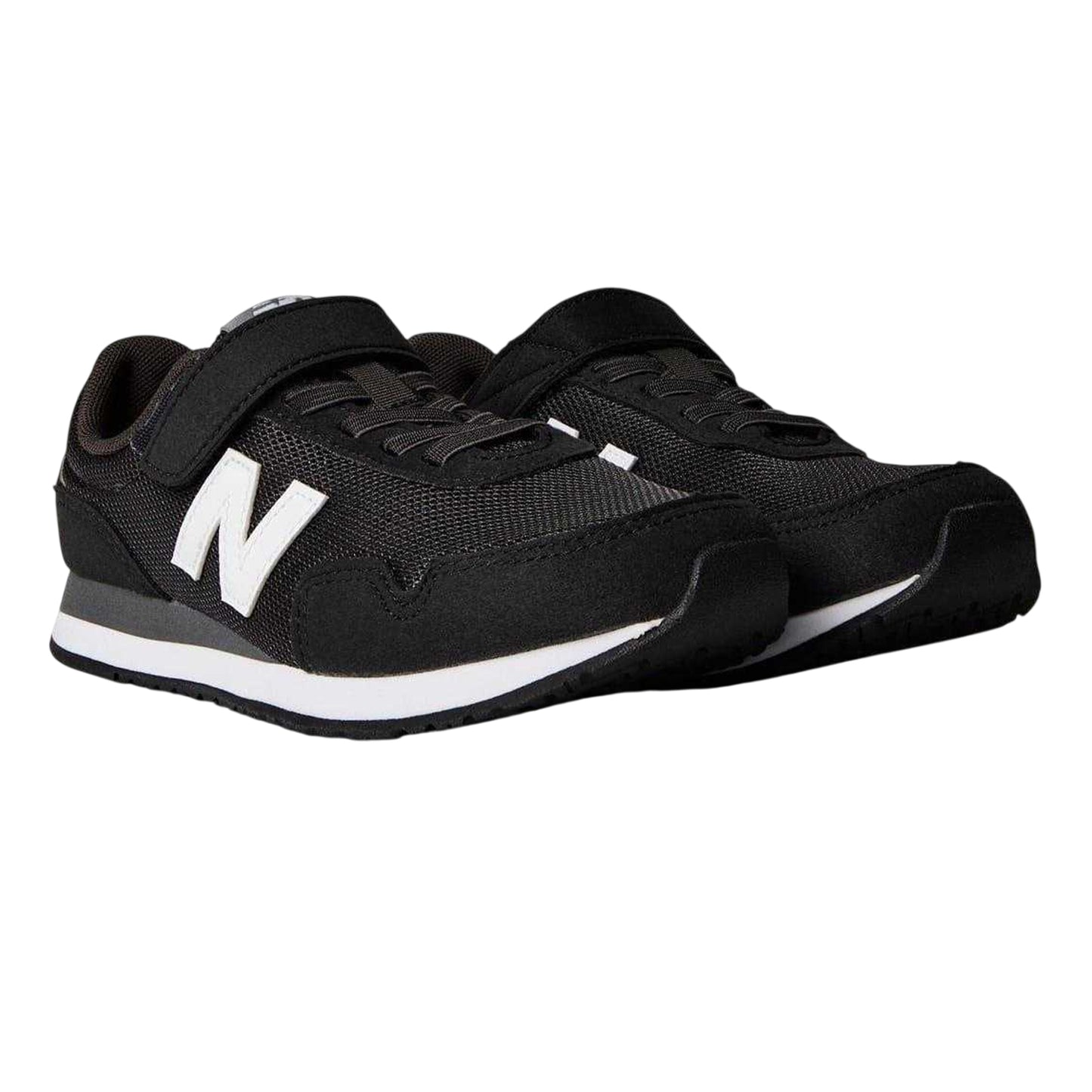 Black-White - Lifestyle - New Balance Childrens-Kids 323 Leather Trainers
