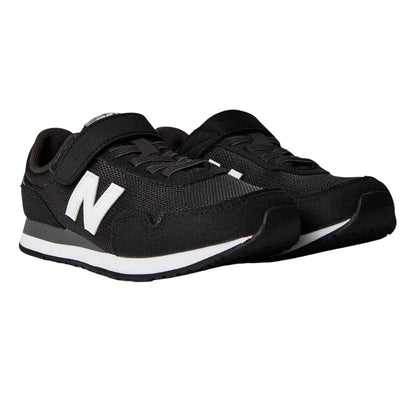 Black-White - Lifestyle - New Balance Childrens-Kids 323 Leather Trainers