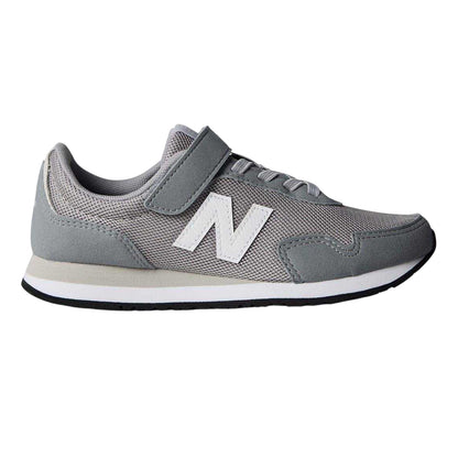 Grey - Front - New Balance Childrens-Kids 323 Leather Trainers