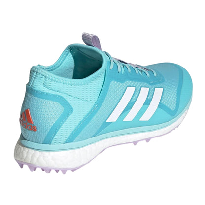 Aqua - Back - Adidas Womens-Ladies Fabela X Empower Hockey Shoes