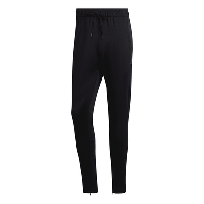 Black - Side - Adidas Mens Zipped Slim Tracksuit