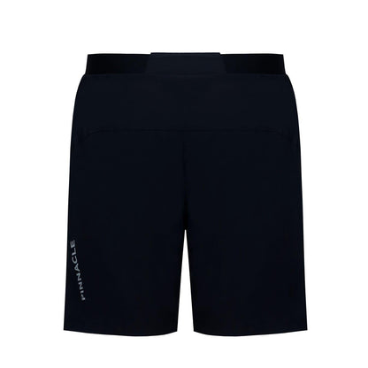 Black - Back - Pinnacle Mens 2 in 1 Cycling Shorts
