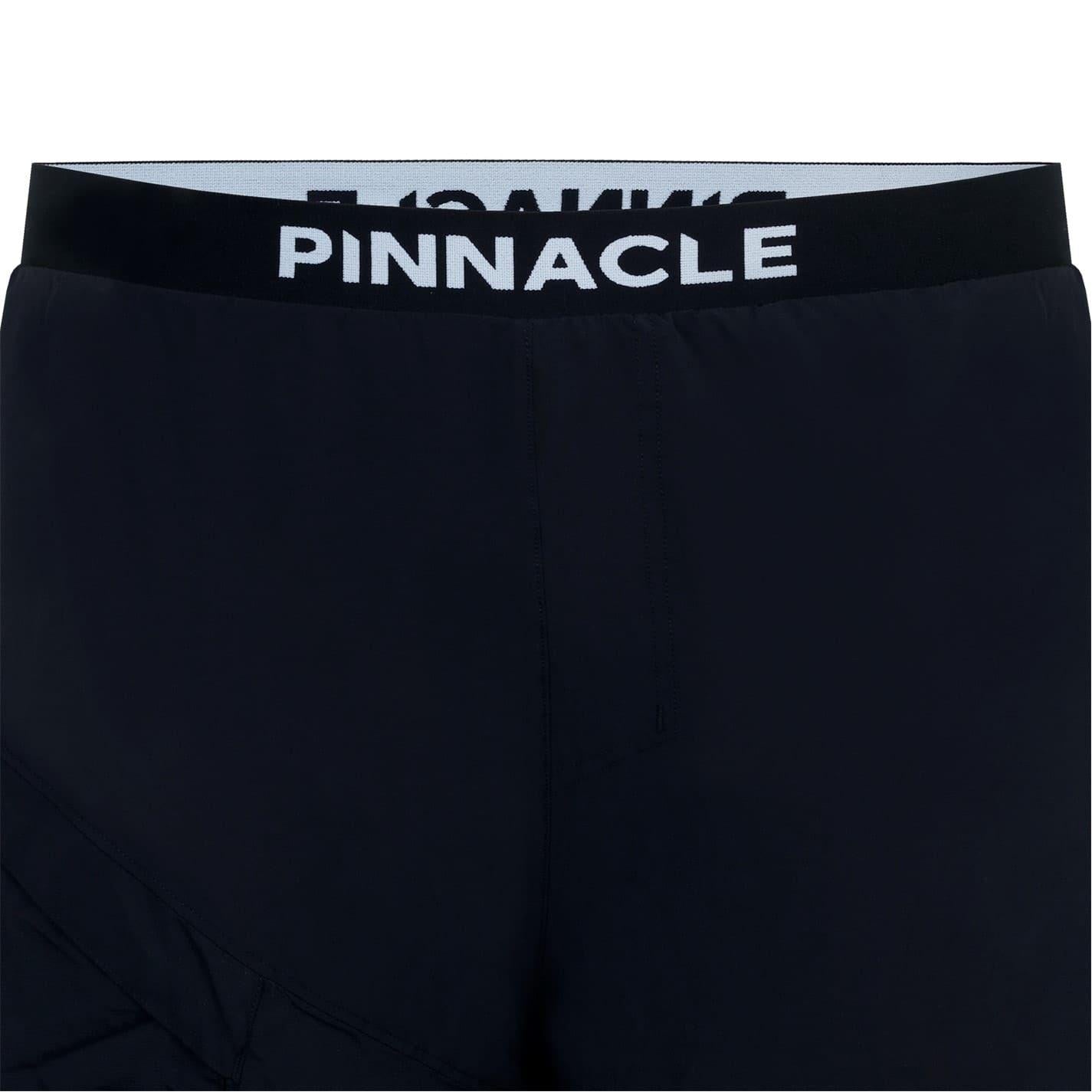 Black - Lifestyle - Pinnacle Mens 2 in 1 Cycling Shorts