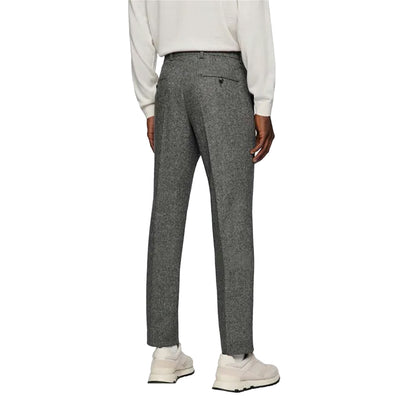 Grey - Back - Boss Mens H-Genius Trousers